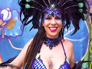 curvy samba dancer anal in my bang van