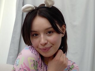 Teen Asian girl Karolina Geiman was fucked hard in anal for the