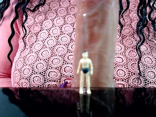 Macro Man Got Cock Comparison - Ebony