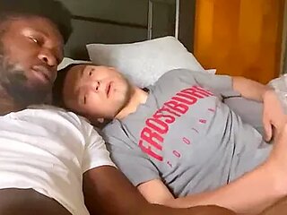 Interracial Couple Uses Fleshlight On Each Other & Cum Inside It