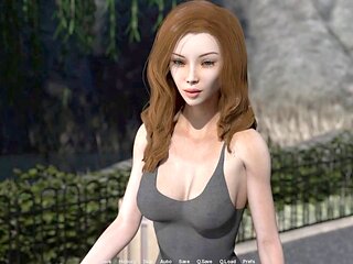 Cartoon mom brings big boobs to life in this anime adventure