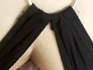 Asian Babe First Anal Experience While Using Vibrator, Double Orgasm