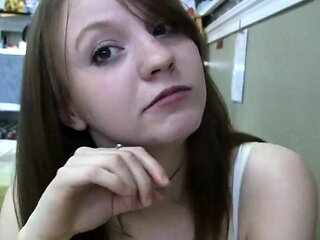 Toilet slut sucking cock