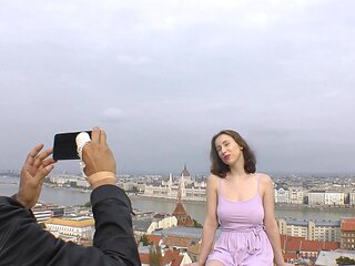 A guy fucked his girlfriend Berta Lusty on cam