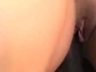 Blonde Girl Loving Black Cocks, Rides a Huge One!