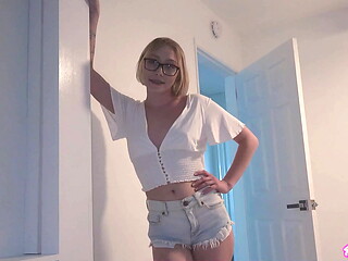 Athena&rsquo_s Tiny Pussy Milks a Load That Brian Pumps In Balls-Deep!