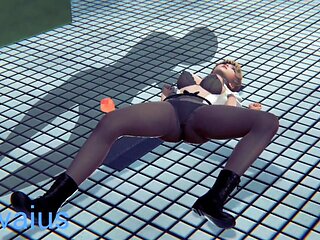 yuri amamiya taken on in a restroom honeyselect2libido