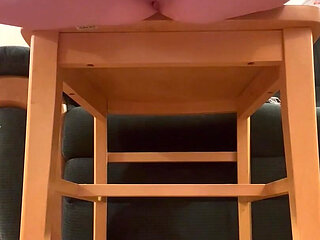 Huge Shooting Squirts with My Purple V-soaking the Floor