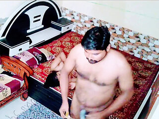 Desi Indian Wife Blowjob with Big Natural Tits and Monster Cock Cum in Mouth