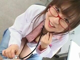 Nana Aoyama - Busty Happy Bukkake Cum Nurse