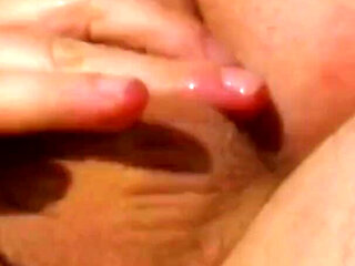 Blonde teen gets pounded on the beach