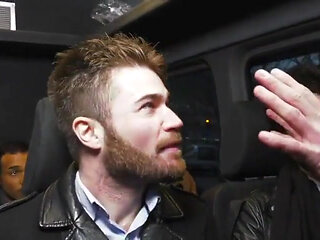 2731 Gangbang with French Boy in The Bus on The Road Paris