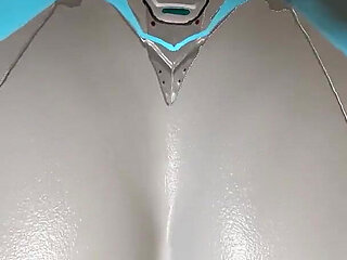 Thick Sex Doll Rides Dildo Anal