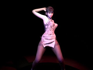 Stellar Blade Eve Hip Hop Dance in Dress - Full