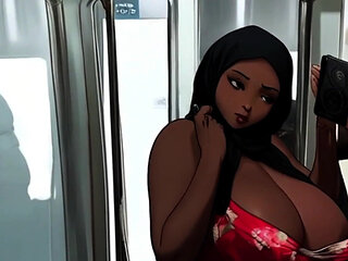 Ethiopian Women Worship Black Dick on Eid in New Hentai From Spicy Toons