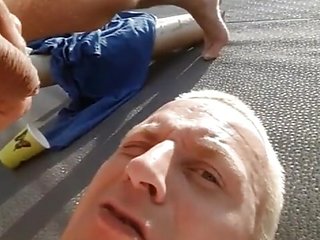 An Outdoor Freedom Hot Anal Orgasm Under the Blue Sky