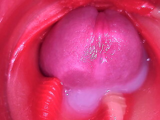 Super Cum in Vagina. Excellent Internal Camera. 4K