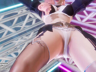 MMD Love It - Seraphine Sexy Kpop Dance League of Legends Hentai Uncensored 4K 60FPS