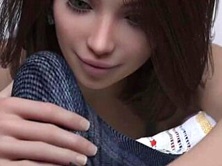 Blowjob Deepthroat Pulsating Cum in Mouth - Heart Problems 19 3D Porn Game