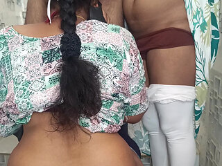 Bathroom threesome