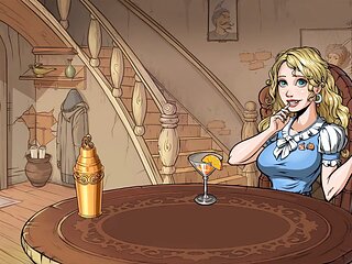 Playful witch's hookup game featuring Luna's sexy scenes
