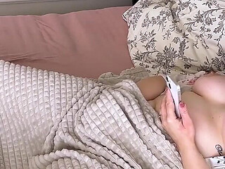 He Came Back Early and Caught Me Masturbating and Started to Eat My Pussy