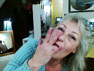 1160 DawnSkye1962 strutting in pretty pink panties then masturbating to orgasm