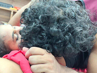 Lip lock with armpit lick and navel lick romance in bed