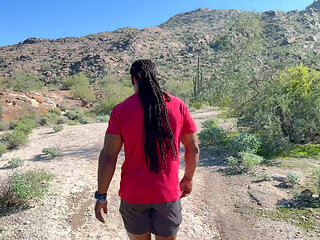 Ebony Couple Hiking Fresh Air and Pornstars