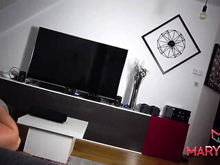 Mary Wet Halloween Blowjob with Big Tits and Facial Cumshot