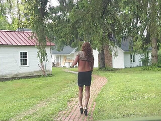Walking and Posing Outdoors During the Day