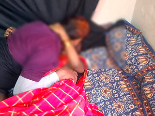 Indian Bhabhi Fucks with Husband and Stepbrother