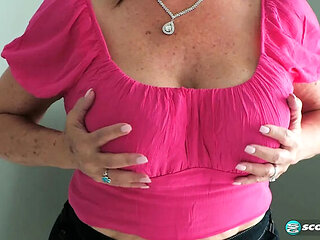 Lani 61 Year Old MILF Wet Pussy Solo Masturbation Big Tits Big Ass