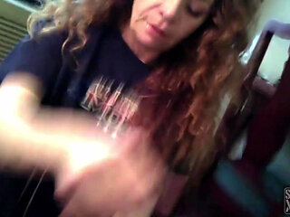 She's a melting cock machine