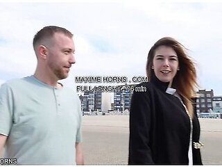 Maxime Horns - French Bisexual Vlog Beach Outdoor Exhib Blowjob Sucking And Stroking With No Shame