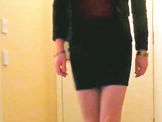 Crossdresser Fernanda Gomez Ready to Go Dancing