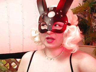 JOI Compilation Video - Jerk off Instruction From Hot Blonde Domme Arya Grander - Homemade POV Video