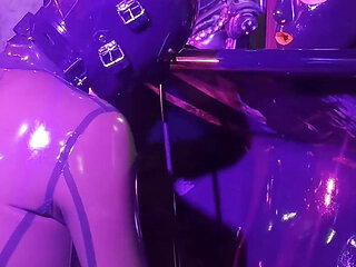 Perv in the Vacuum Tower with Ava Fetishart Fucking Rubber - Part 2