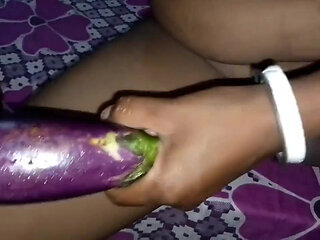 Fucking myself with an eggplant