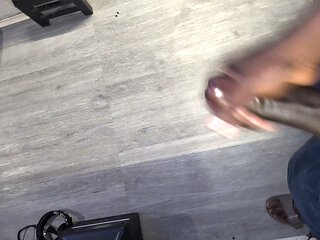 Long Thick Dick Dumps in the Kitchen