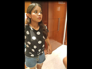 She's Getting Ready for a Party but I Fucked Her and Cum on Her Stomach