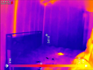 First Time Locked in Chastity Belt! Thick BBW Ass Fingered Deep Then Stuffed with 2 Huge Butt Plugs Thermal POV