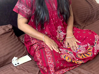 American shameless boy fucked his Indian sister-in-law and she gave him a perfect handjob with hindi conversation