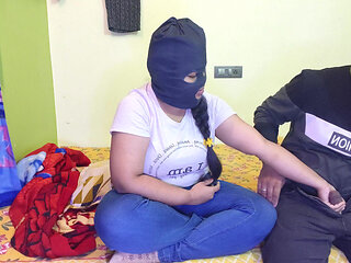 Sexy stepsister takes his big dick! Please don't cum Inside pussy