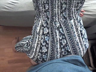 Teasing and Grinding on His Boxers