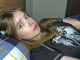 Alt Girl Friend Quietly Hid in Closet Until Stepmom Went to Bed - Then I Fucked Her Good