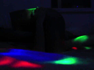 Romantic Couple Almost Break Bed and Camera in Sex Party