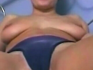 Blonde Mature Vixen Deepthroats Dildo and Fingers Soaked Pussy