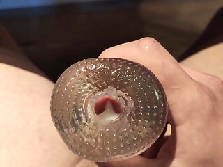 Filling up a fleshlight