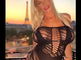 Enjoying The Paris View With Cameron Cohen